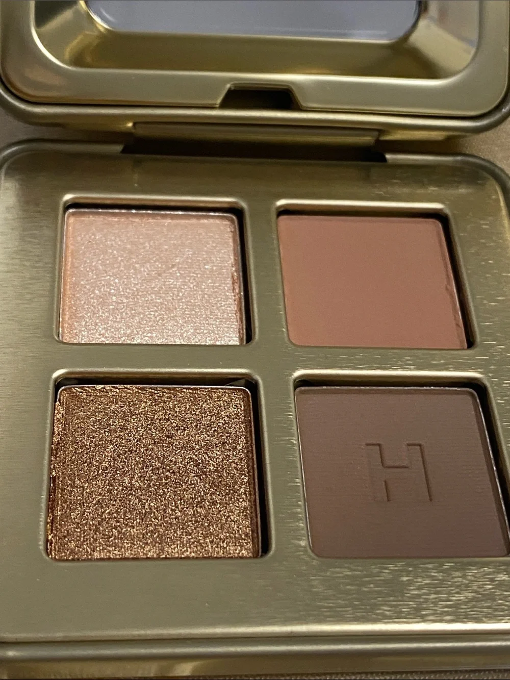 Hourglass Neutral Eyeshadow Quad Palette - Gold Compact limited edition New